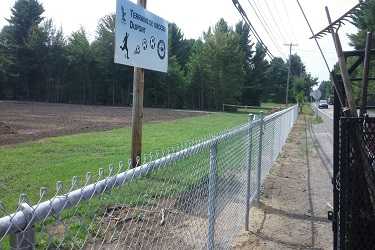 Clôture galvanisé commercial 1