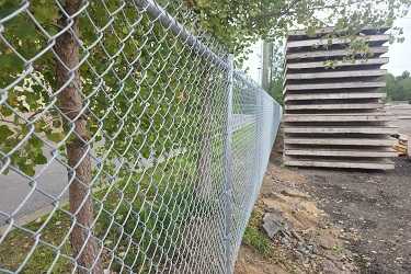 Clôture galvanise commercial 3