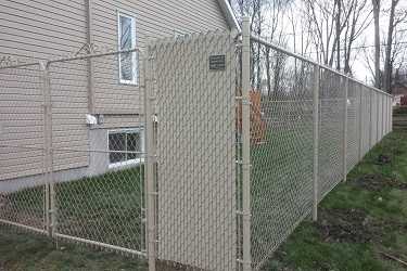 Clôture maille de chaine 1