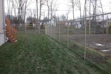 Clôture maille de chaine 2