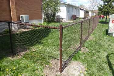 Clôture maille de chaine 3