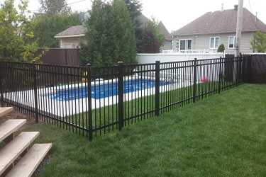 Clôture ornementale piscine aluminium 1