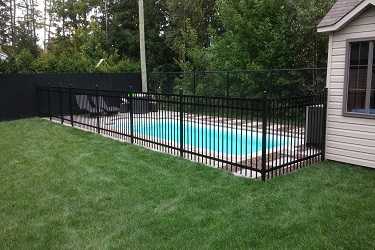 Clôture ornementale piscine aluminium 2