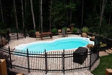 Clôture ornementale piscine aluminium 6