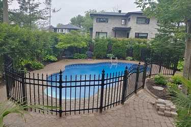 Clôture ornementale piscine aluminium 8